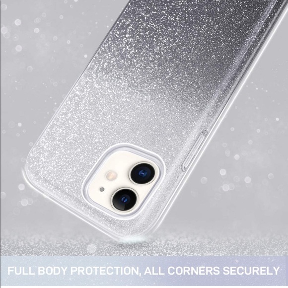 NWT iPhone 11 Bling Glitter Protective Case 6.1” Black Gradient - Picture 6 of 8